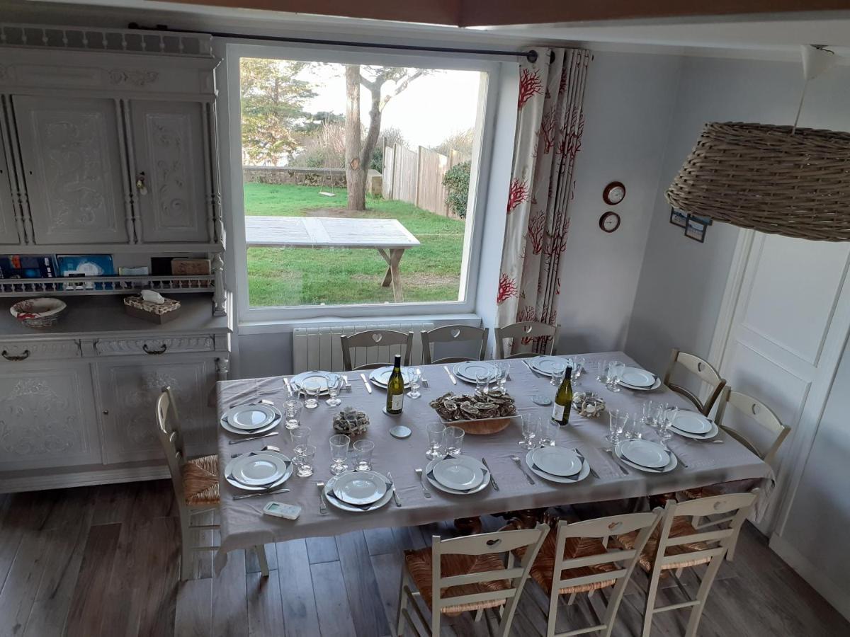 Maison Vue Exeptionnelle Sur La Mer Lancieux Eksteriør billede