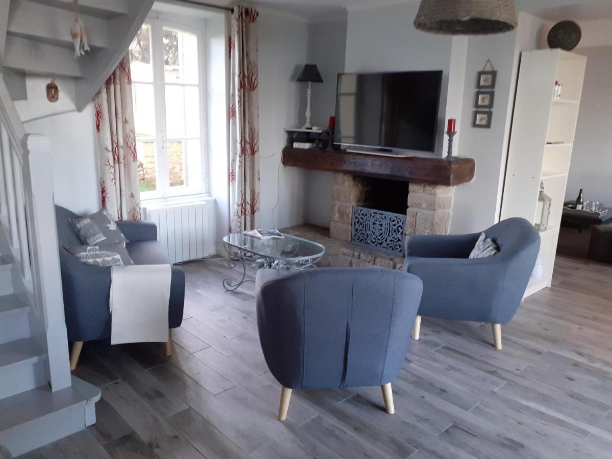 Maison Vue Exeptionnelle Sur La Mer Lancieux Eksteriør billede
